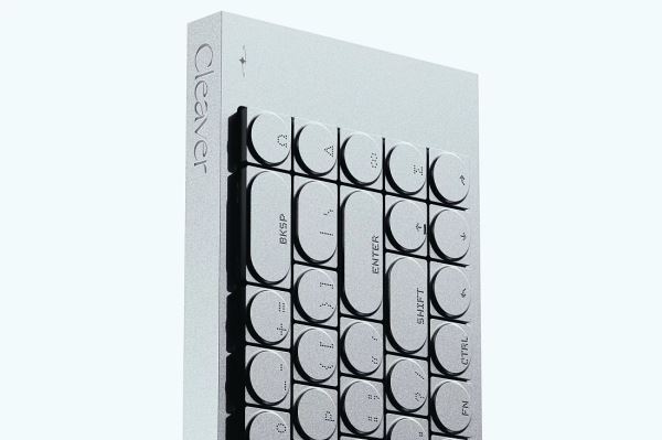 Serene представила клавиатуру Cleaver из цельного куска алюминия