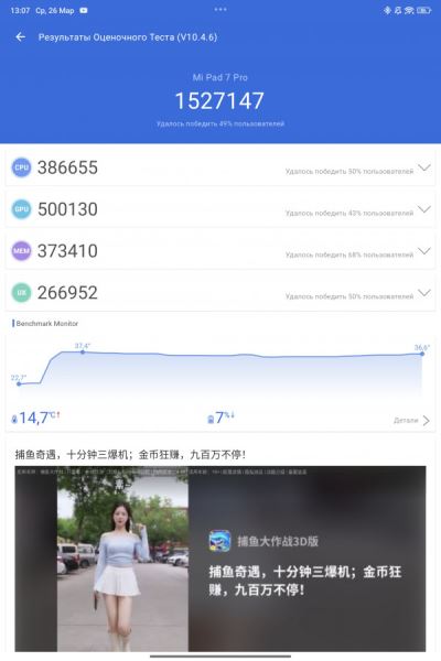 Обзор Xiaomi Pad 7 Pro: когда ИИ встал к месту