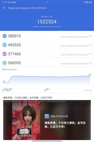 Обзор Xiaomi Pad 7 Pro: когда ИИ встал к месту