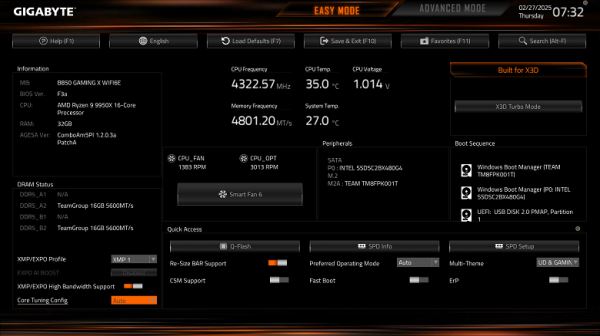 Обзор материнской платы Gigabyte B850 Gaming X WiFi6E на чипсете AMD B850
