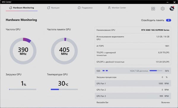 Обзор видеокарты MSI GeForce RTX 5080 Suprim SOC (16 ГБ)