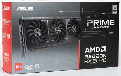 Обзор видеоускорителя AMD Radeon RX 9070 на основе карты Asus Prime Radeon RX 9070 OC Edition (16 ГБ)