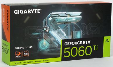 Обзор видеоускорителя Nvidia GeForce RTX 5060 Ti на основе карты Gigabyte GeForce RTX 5060 Ti Gaming OC 16G (16 ГБ)